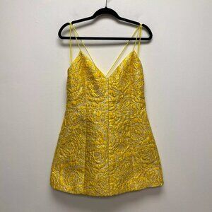 Alice + Olivia Womens Sunbeam V-Neck Sleeveless Tayla Structured Mini Dress 14